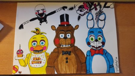 ФНАФ плакаты для срисовки