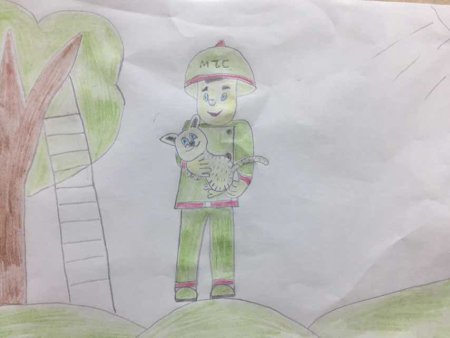 Спасатель рисунок для детей