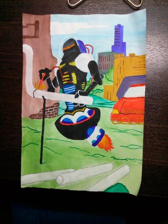 Робот спасатель будущего рисунок