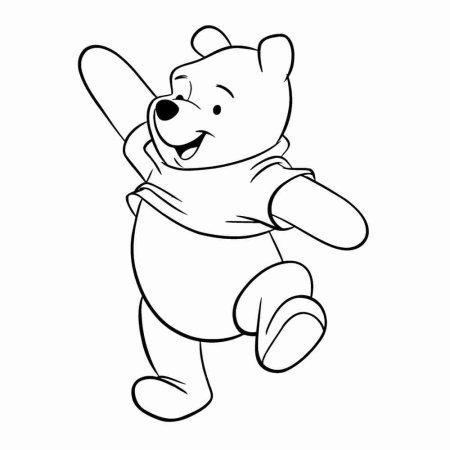 Раскраски героев мультфильмов Винни пух