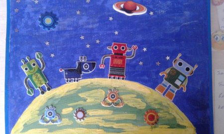 Рисование космос 5 лет