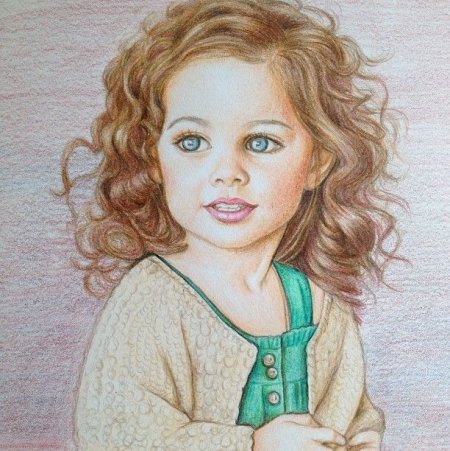 Портрет мамы рисунок