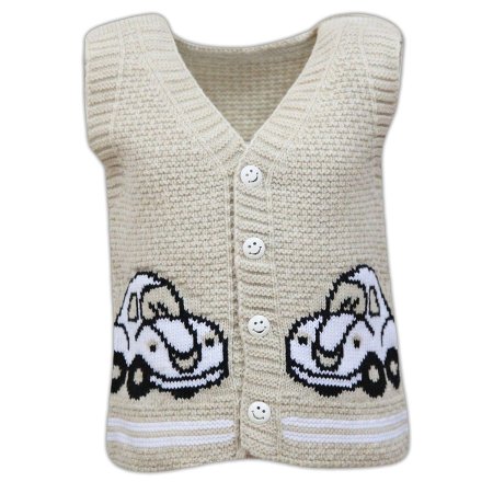 Детский вязаный жилет
