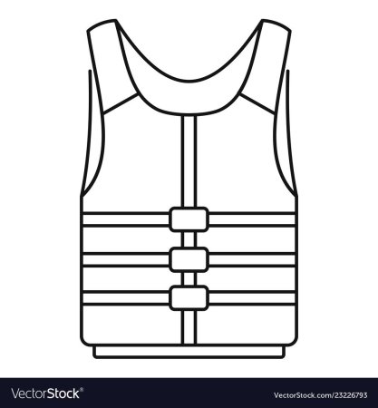 Спасательный жилет значок