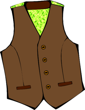 Жилетка на прозрачном фоне