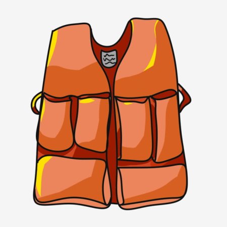 Спасательный жилет вектор