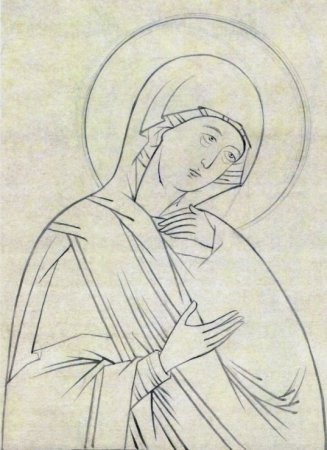 Покров раскраска