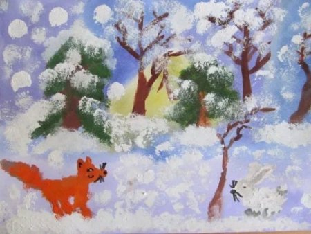 Зимовье лесных зверей