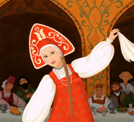 Василиса прекрасная рисунок