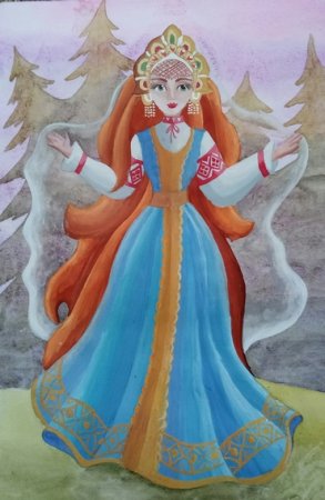 Рисунок по теме Василиса прекрасная