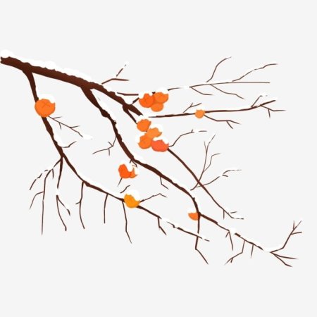 Зимняя ветка для детей в детском саду