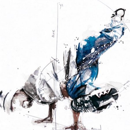 Брейк данс иллюстрации