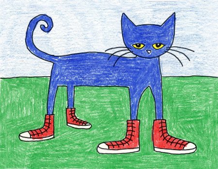 Детские рисунки котов