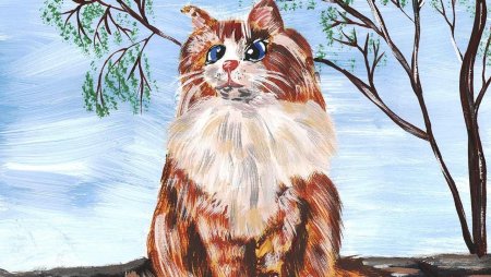 Рисунки гуашью