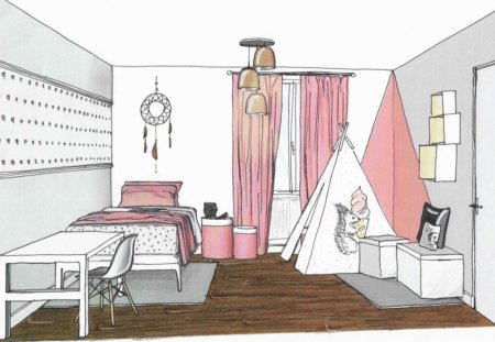 Комнаты для бумажных кукол