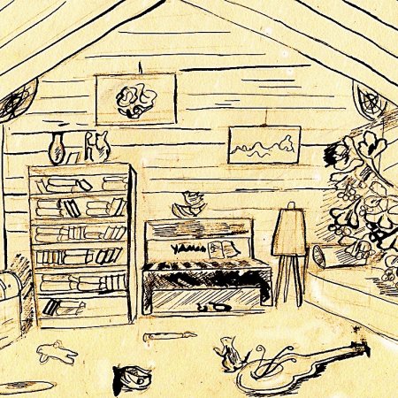 Чердак рисунок