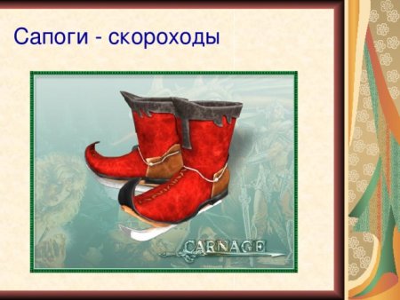 Сапоги скороходы
