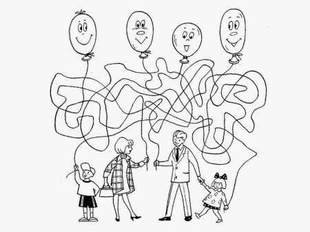 Рисунок семьи детский
