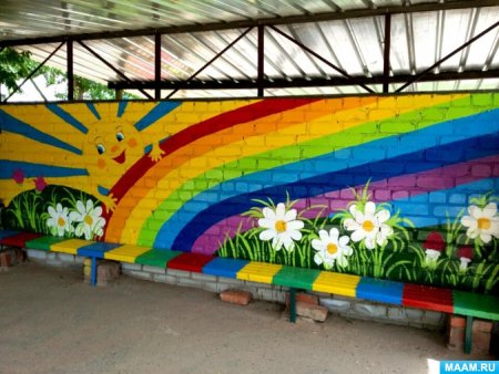 Разрисовать веранду в детском саду