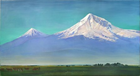 Гора Арарат 3д модель