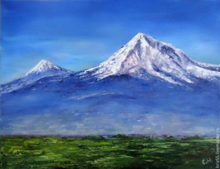 Горы Масис и Арарат картина