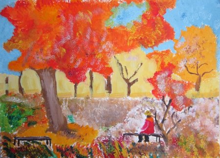 Картина по номерам осенний парк