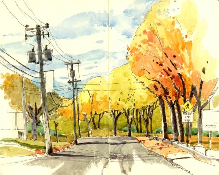 Рисунок осень