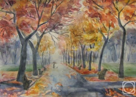 Рисунок на тему прогулка в парке