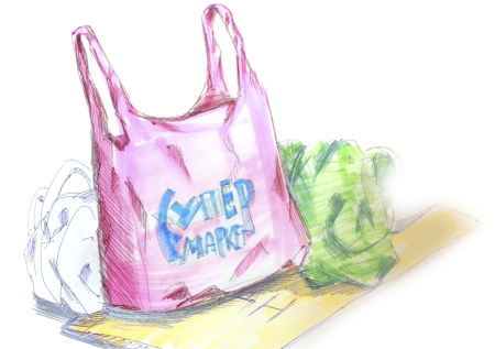 Полиэтиленовый пакет рисунок