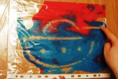 Рисование на файле красками