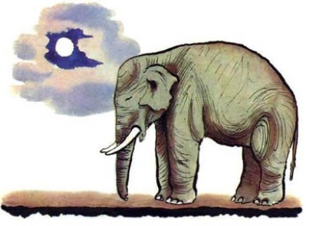 Слон спит стоя