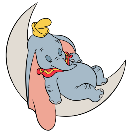 Слон Дамбо ВК Стикеры