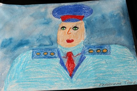 Портрет папы полицейского