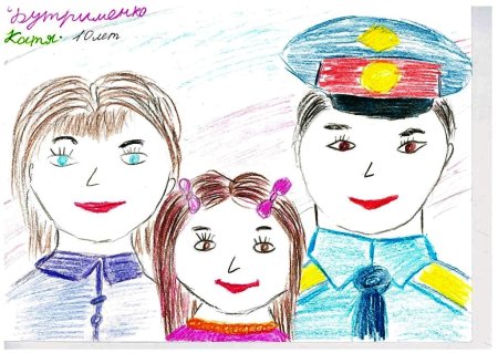 Портрет моей семьи детские рисунки