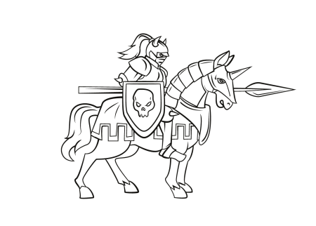 Рисование средневековых сражений