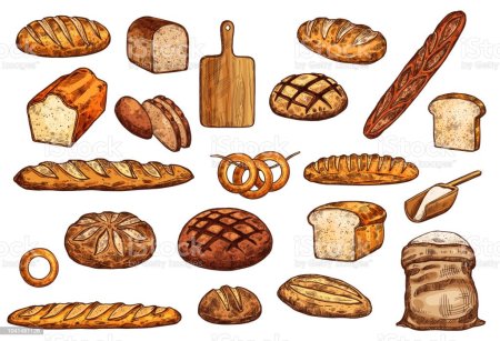Рисование хлебное изделие