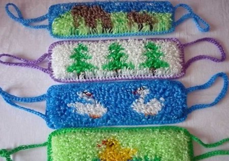 Мочалка плоская