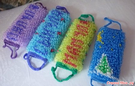 Мочалка рисунок