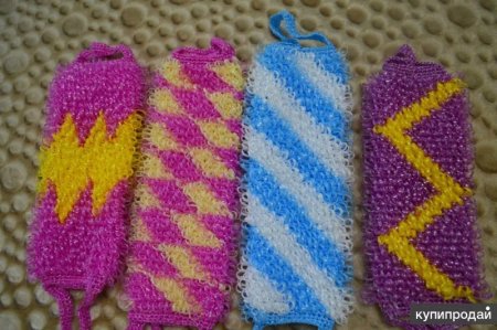 Мочалка зигзаг