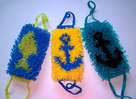 Мочалка рисунок