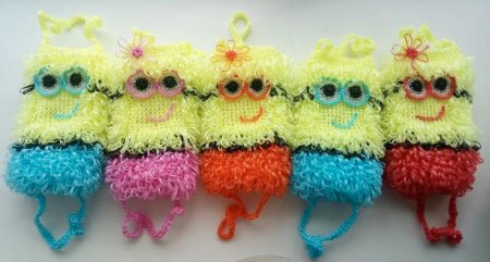 Мочалка с игрушкой