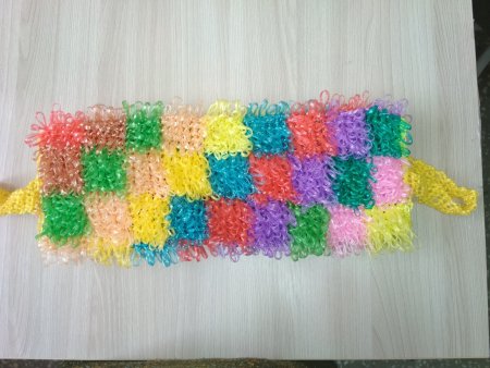 Мочалка из пакетов крючком
