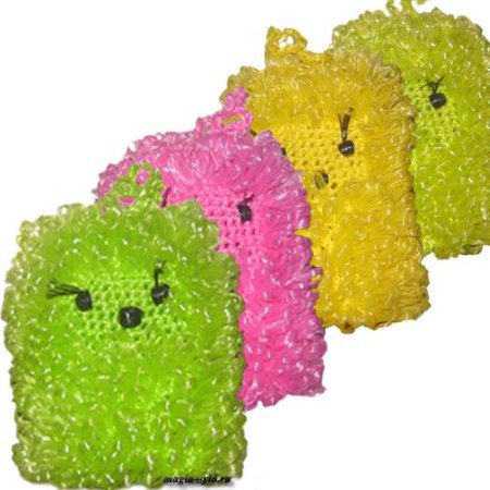 Мочалки зверюшки