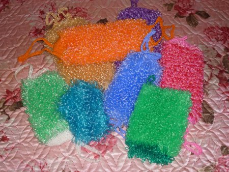 Мочалка квадратная