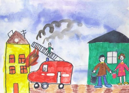 Осторожно огонь рисунки