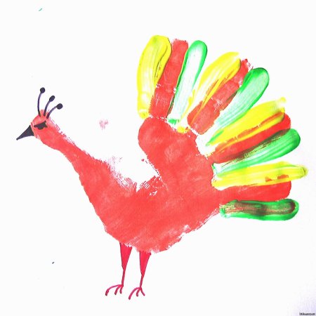 Отпечатки детских ладошек