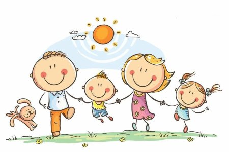 Семейные радости рисунок