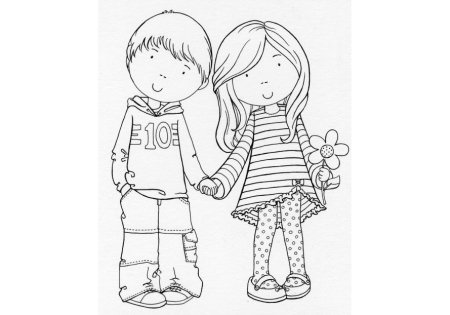Раскраски для девочек и мальчиков