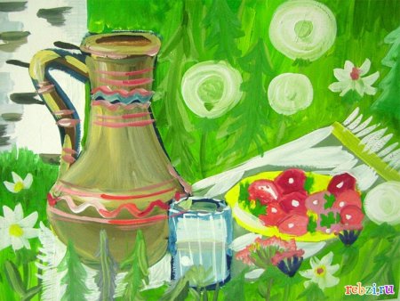 Рисование осенние дары