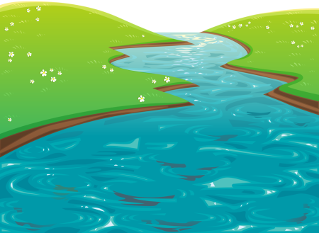 Нарисовать реку